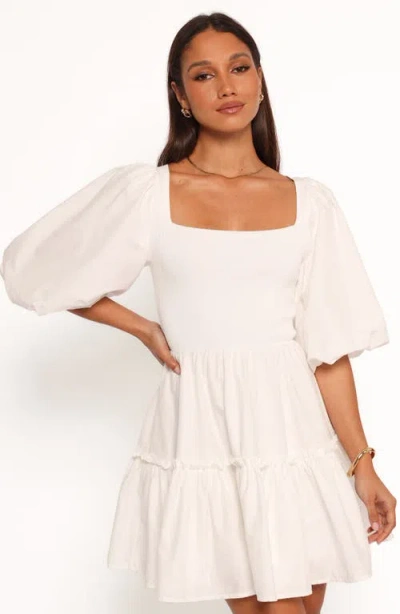 Petal And Pup Petal & Pup Meredith Fit & Flare Minidress In White