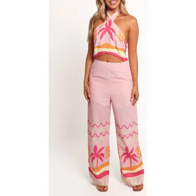 Petal And Pup Petal & Pup Aryn Halter Jumpsuit In Pink