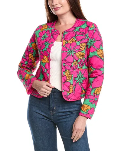 Flora Bea Nyc Terra Coat In Pink