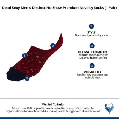 Dead Soxy Distinct No-show Premium Novelty Socks