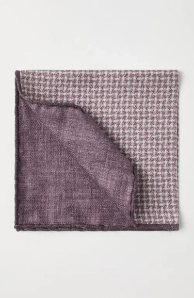 Brunello Cucinelli Pocket Square With Pattern In Neutral