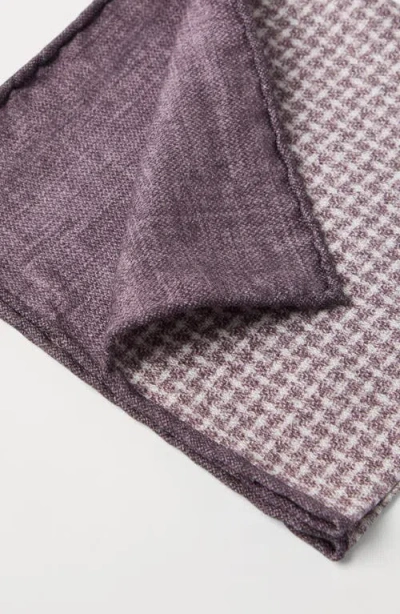 Brunello Cucinelli Pocket Square With Pattern In Neutral