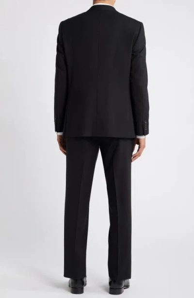 Jack Victor Espirit Solid Stretch Wool Suit In Black