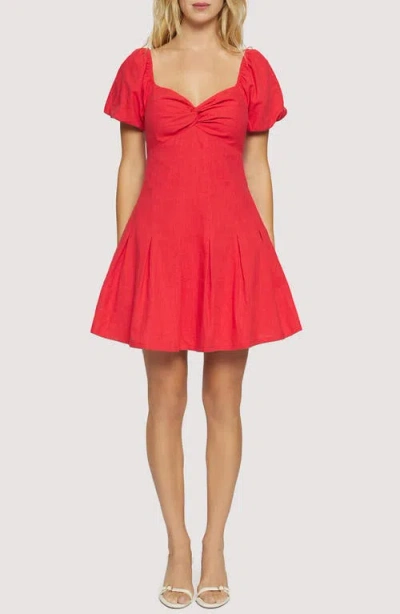 Lost + Wander Catania Mini Dress In Red In Red