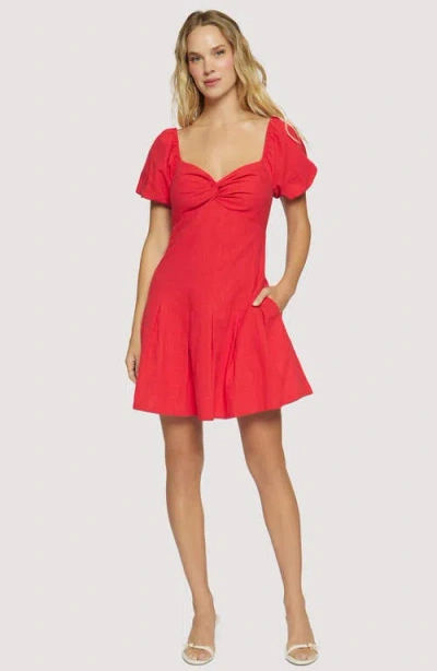 Lost + Wander Catania Mini Dress In Red In Red