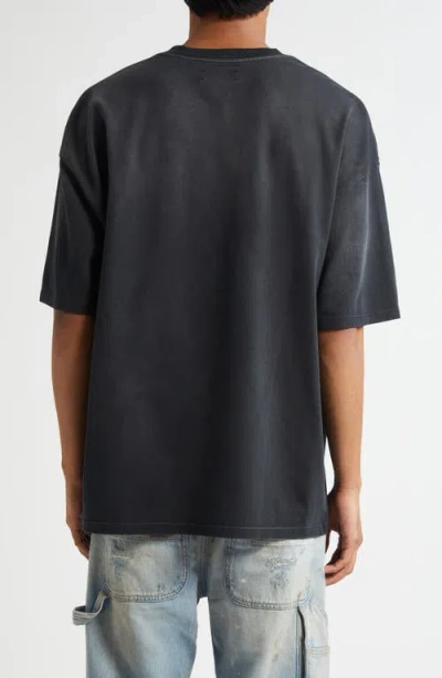 Amiri Mens Black Crystal-embellished Sinners Cotton-jersey T-shirt Xl