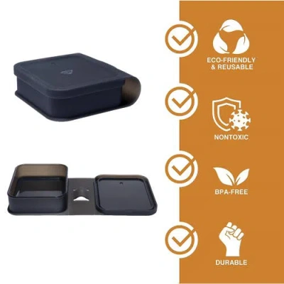 Silipint Silicone Go Go Bowls 2pk Sandwich Size Smoke