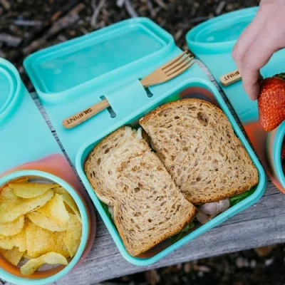 Silipint Silicone Go Go Bowls 2pk Sandwich Size Smoke