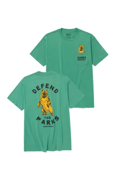 Parks Project Defend The Parks Bear Pocket Tee