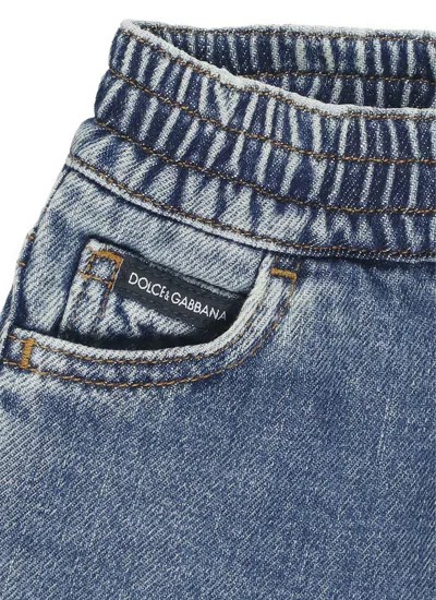 Dolce & Gabbana Denim Trousers In Blue