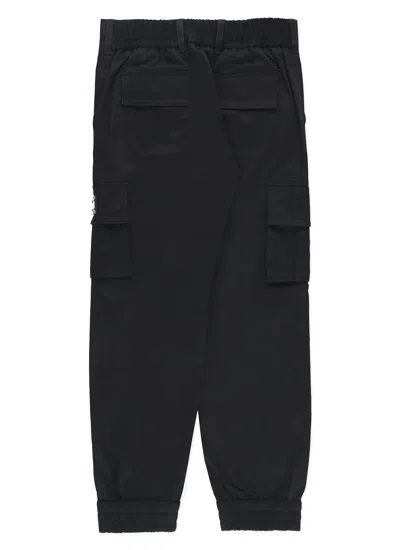 Dolce & Gabbana Kids Cargo Pocket Pants In Black