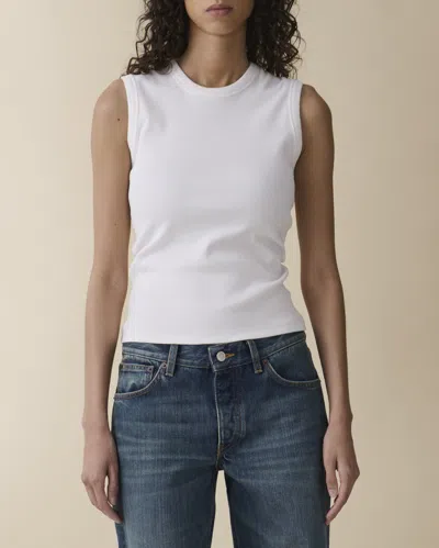 Jeanerica Tank In White