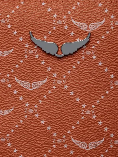 Zadig & Voltaire Z Shopper Monogram Flash Tote In Orange