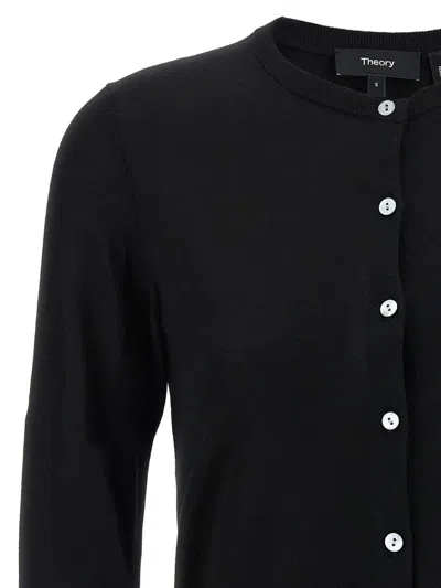 Theory 'short Cardi S' Cardigan In Black