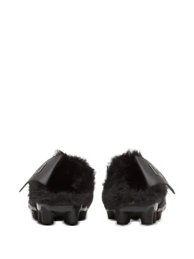 Balmain Clogs-type Slides In Black