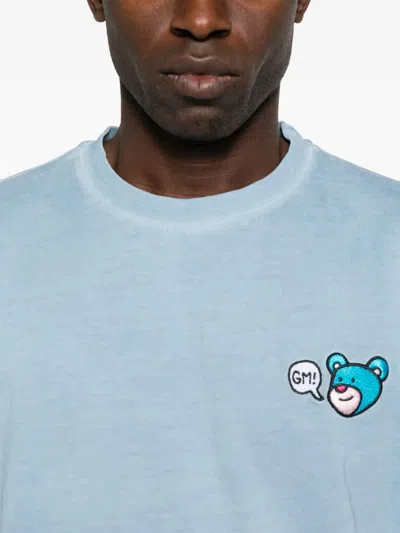 Inbetweeners Logo-appliqué T-shirt In Blue