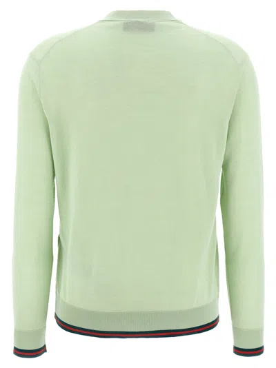 Gucci Extra Fine Cashmere Silk Cardigan In Green