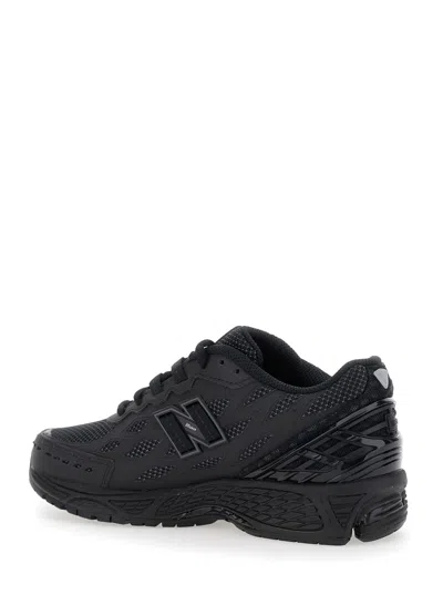 New Balance 1906 Black Sneaker With Mesh Design And Side Logo In Tech Fabric Unisex In Black