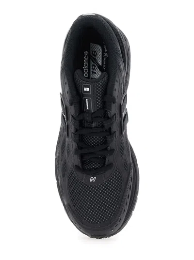 New Balance 1906 Black Sneaker With Mesh Design And Side Logo In Tech Fabric Unisex In Black