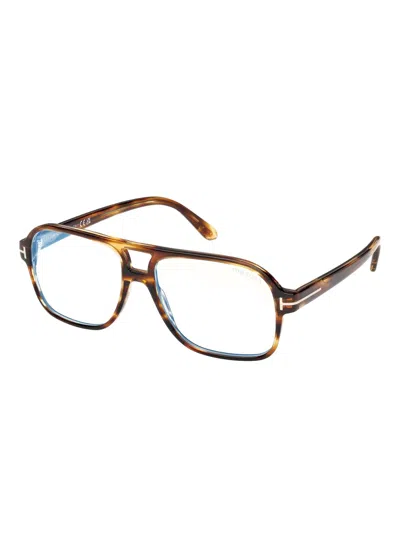 Tom Ford Square-frame Glasses In Multi
