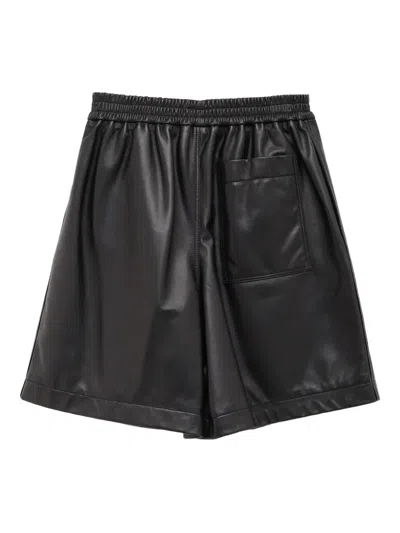 Loewe Shorts In Nappa Lambskin In Black