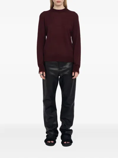 Zadig & Voltaire Womens Dark Chocolate Heart Patch Wool And Cashmere-blend Jumper In Brown