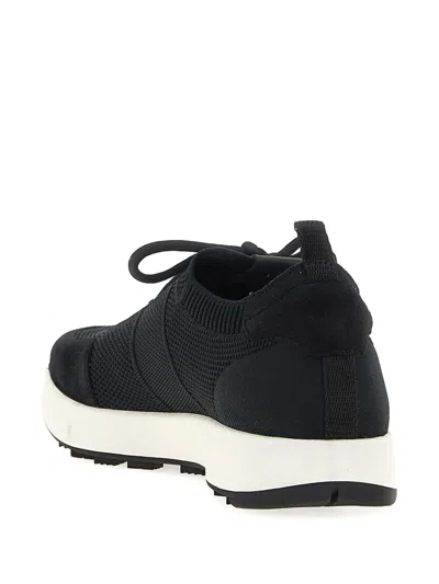 Kiton Knit Runner 2.0 Sneakers In Black