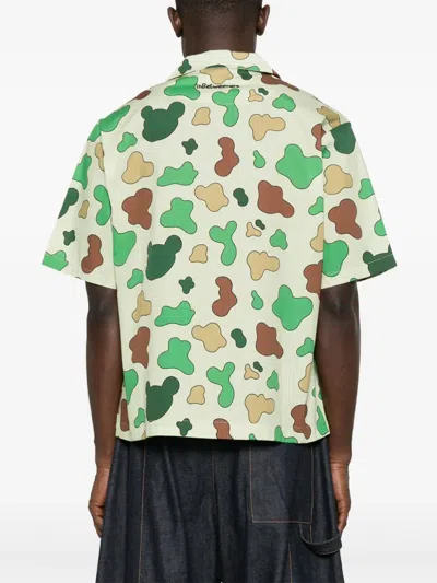 Inbetweeners Graphic-print Shirt In Green