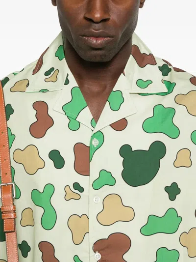 Inbetweeners Graphic-print Shirt In Green