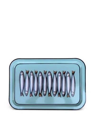 手绘铁托盘（43厘米 X 20厘米）