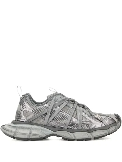 Balenciaga 3xl Extreme Laces B Sneakers In Gray