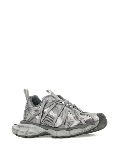 Balenciaga 3xl Extreme Laces B Sneakers In Gray