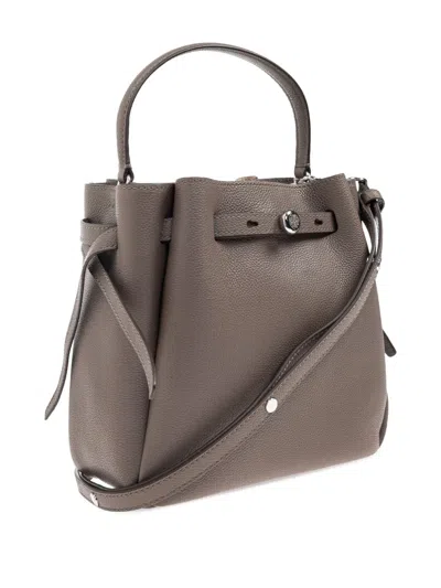 Tory Burch Small Romy Leather Bucket Bag