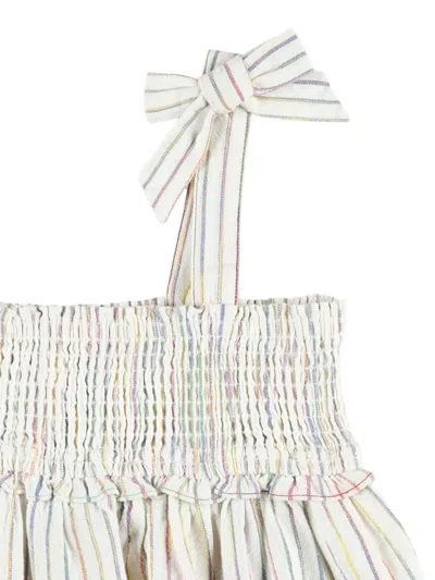 Zimmermann Rhiannon Kids Denim Top In Neutral