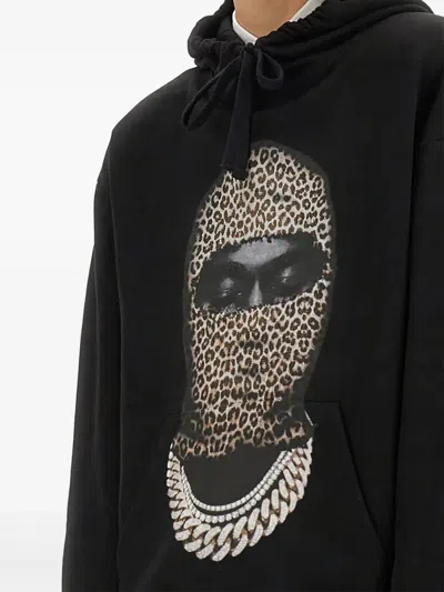 Ih Nom Uh Nit Leopard Mask Print Sweatshirt In Black