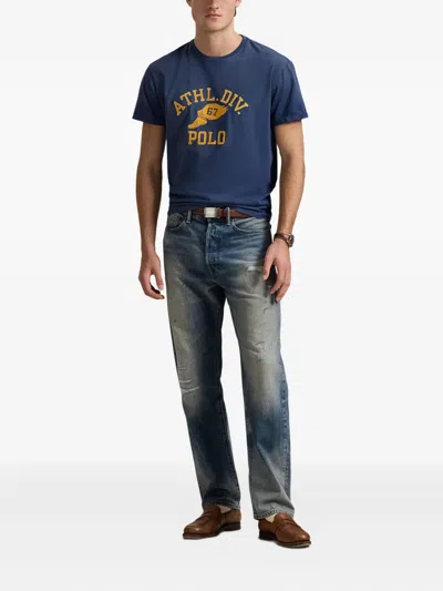 Polo Ralph Lauren Men's Big & Tall Jersey Graphic T-shirt In Blue