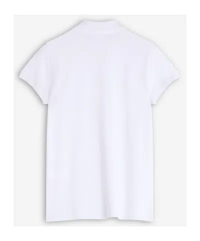 Maison Kitsuné Maison Kitsune 'baby Fox' Polo Shirt In White