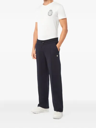 Billionaire Lion Frame Track Pants In Black