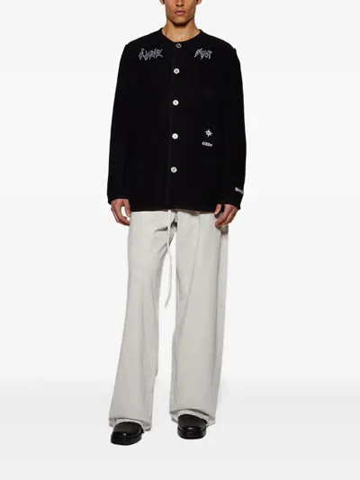 GHOST WRITER 排扣刺绣夹克