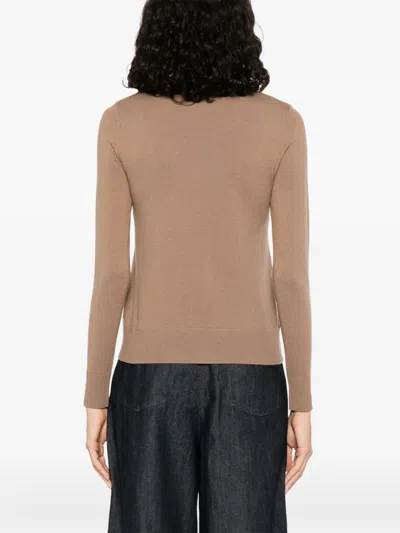 S Max Mara Camel-coloured Wool Sweater In Neutral