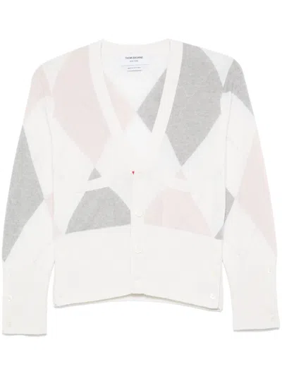 Thom Browne Kaschmirpullover Mit Argyle-muster In Multi