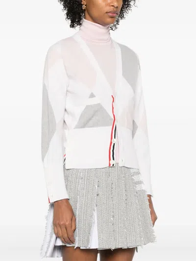 Thom Browne Kaschmirpullover Mit Argyle-muster In Multi