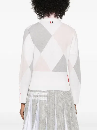 Thom Browne Kaschmirpullover Mit Argyle-muster In Multi