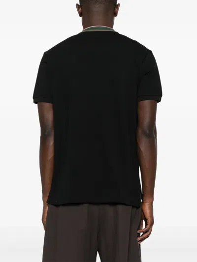 Vivienne Westwood Classic Cotton Pique Polo Shirt In Black