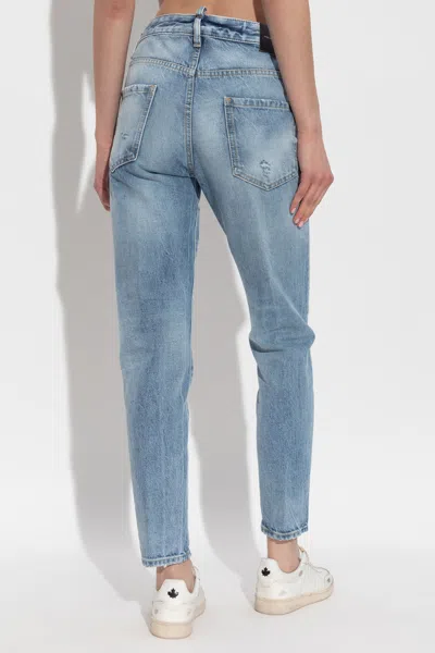 Dsquared2 Logo-tag Jeans In Blue