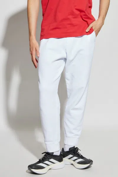 Dsquared2 Elastic Waist Sweatpants In White