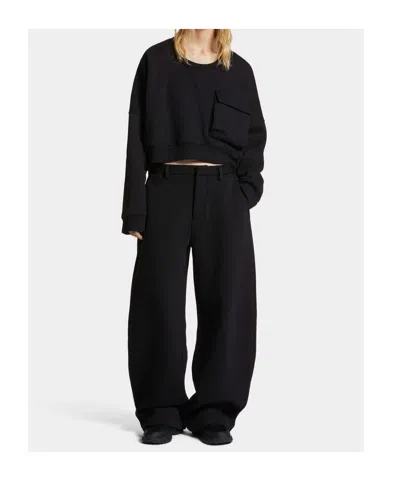 Dsquared2 Flap-pocket Sweatshirt In Black