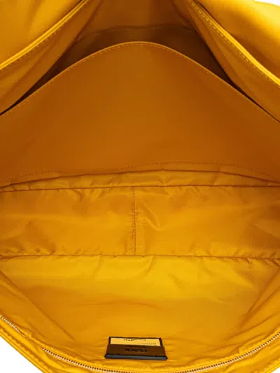 Pre-owned Fendi 2010-2025 Large Econyl Nylon Baguette Satchel