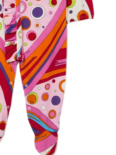 Pucci Junior Fontane-print Pajamas Set In Multi