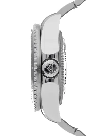 Pre-owned Rolex Sea-dweller 44mm In Silver